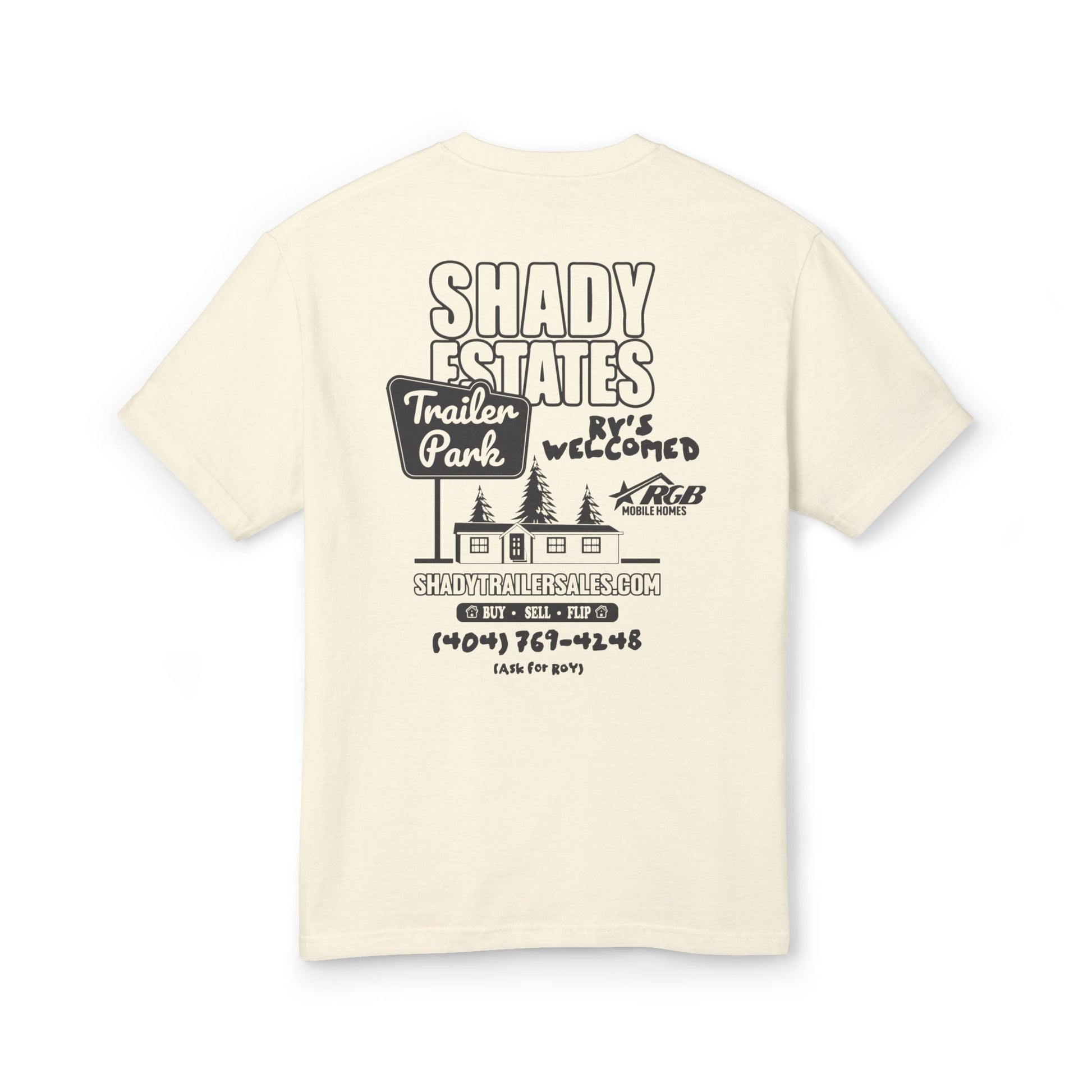 S001-GRMT-001 - “SHADY ESTATES"  GRAPHIC TEE