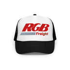 RGB Freight Trucker Hat — Standard Issue - White/Red/Black