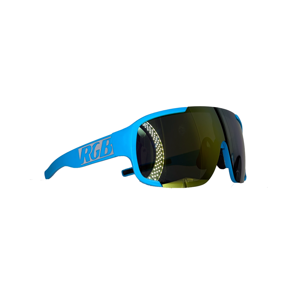 RGB Running Division Shield — Power Blue