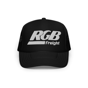 RGB Freight Trucker Hat — Standard Issue - Black/White