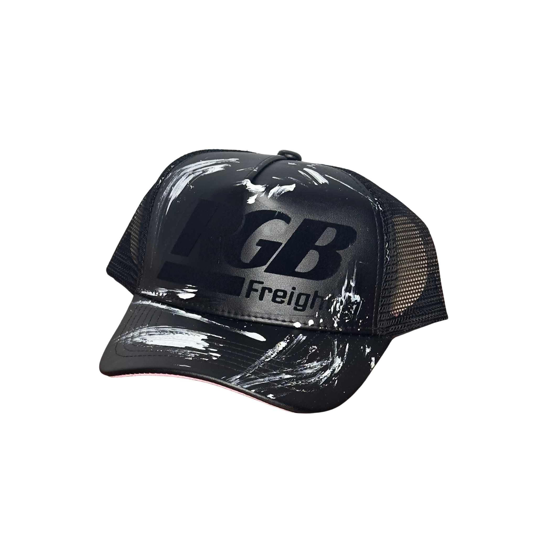 RGB FREIGHT TRUCKER HAT -  1 of 1 MARBLE LEATHER