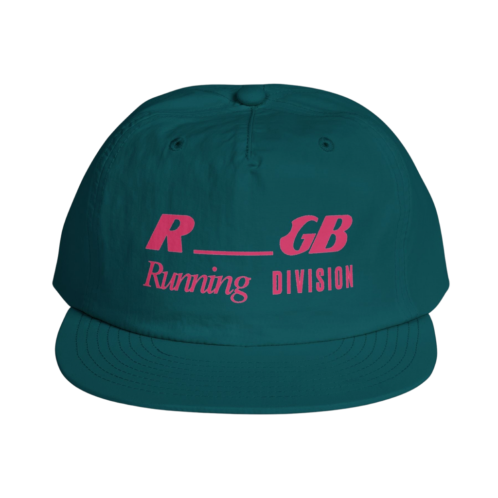 RGB Running Division Cap - Teal Trails/Signal Pink
