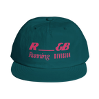 RGB Running Division Cap - Teal Trails/Signal Pink