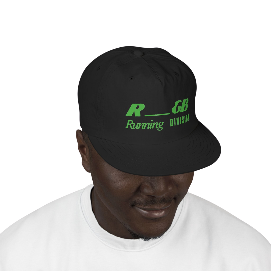 RGB Running Division Cap - Black/Green Flash