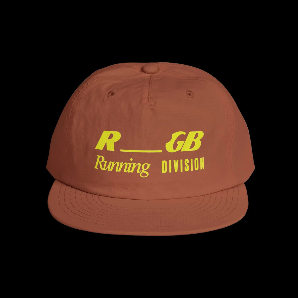 RGB Running Division Cap - TRACK CLAY/VOLT YELLOW