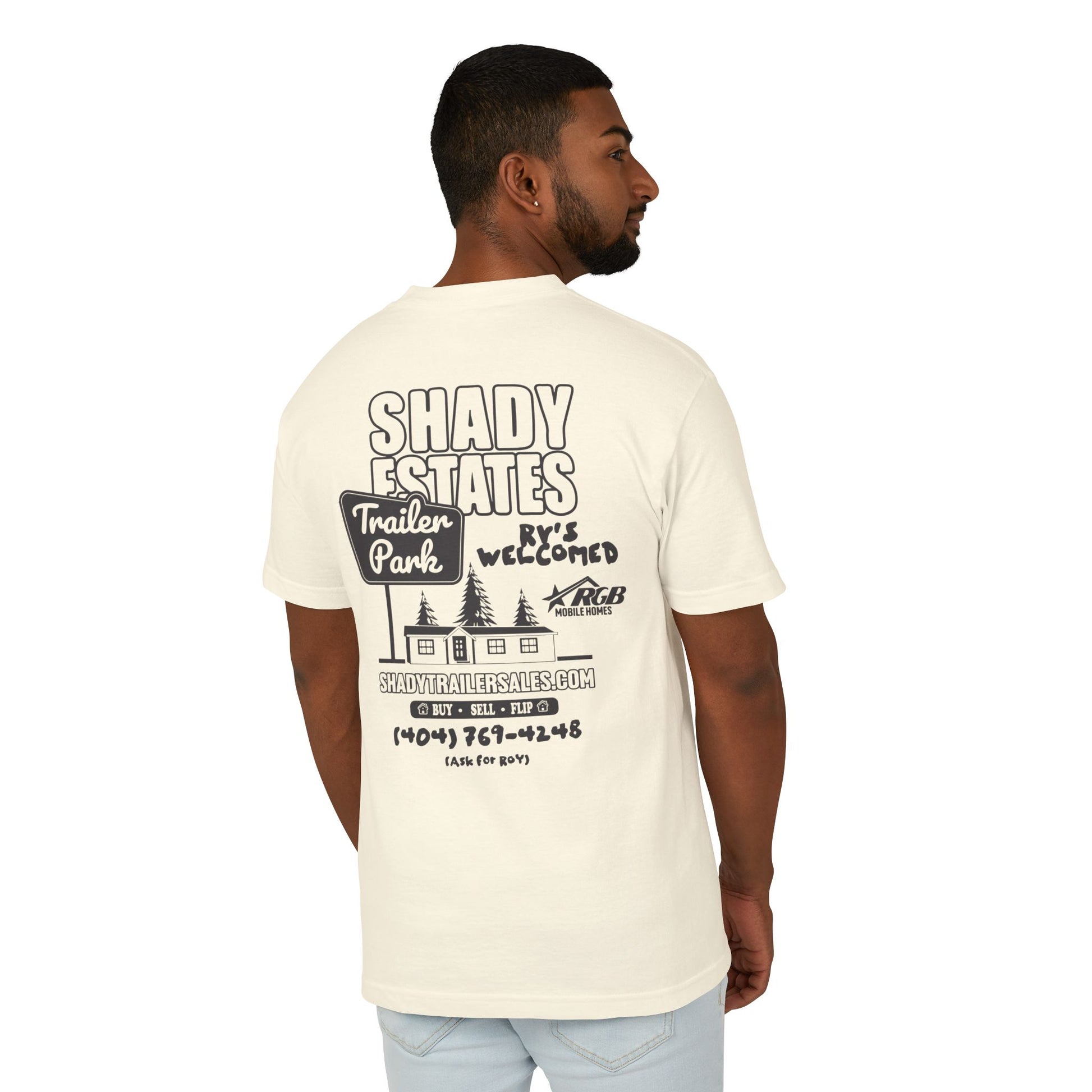 S001-GRMT-001 - “SHADY ESTATES"  GRAPHIC TEE