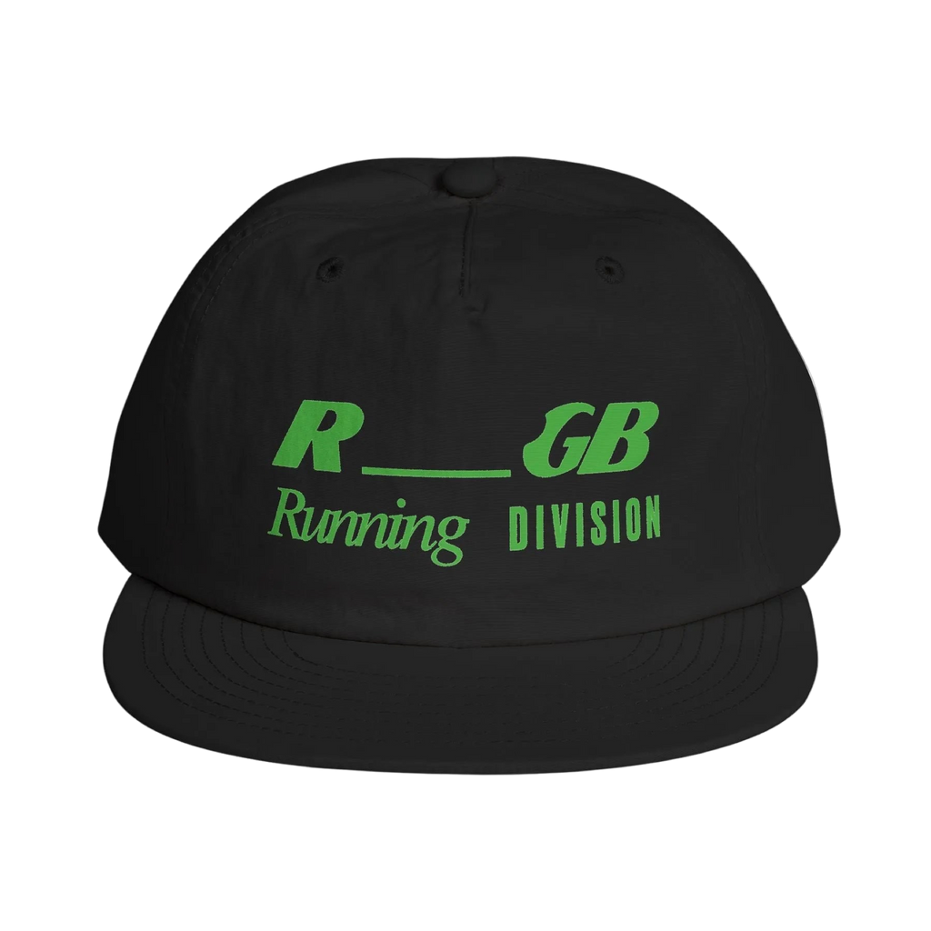 RGB Running Division Cap - Black/Green Flash
