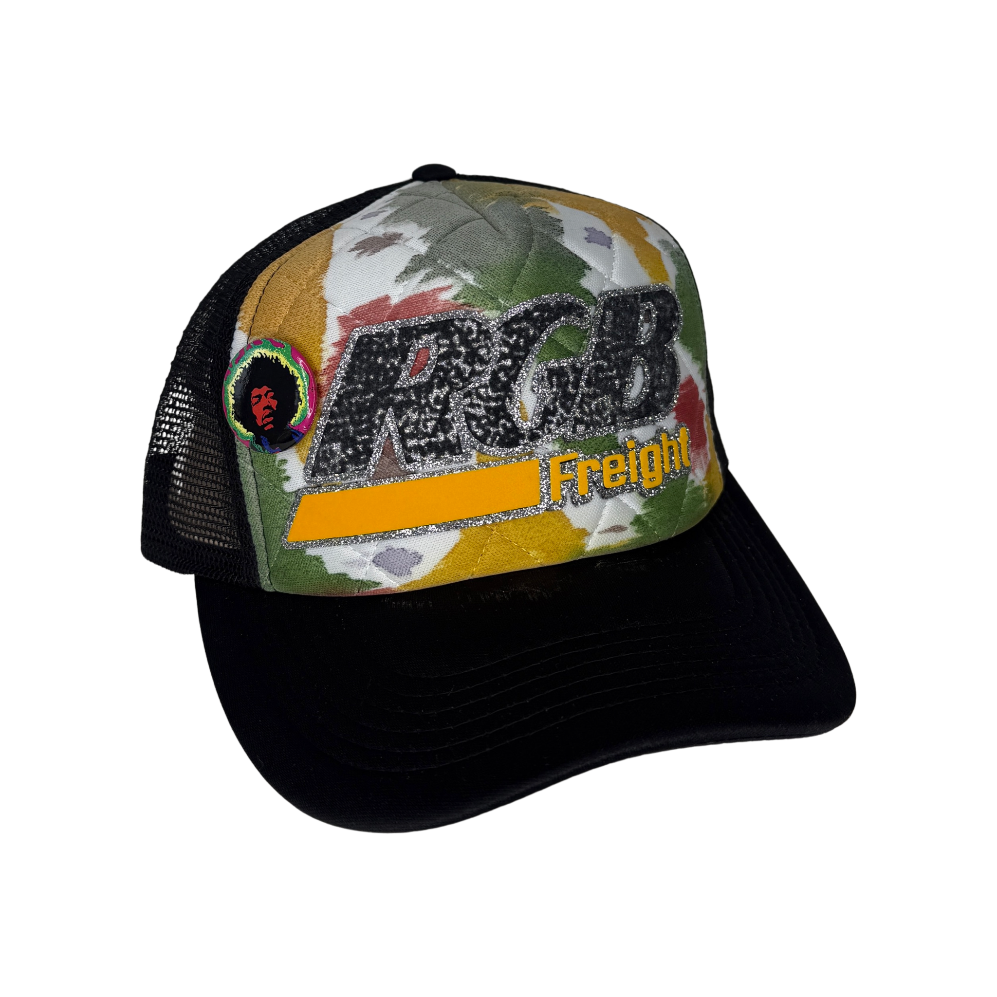 RGB FREIGHT TRUCKER HAT - HAND PAINTED 1 of 1 SP