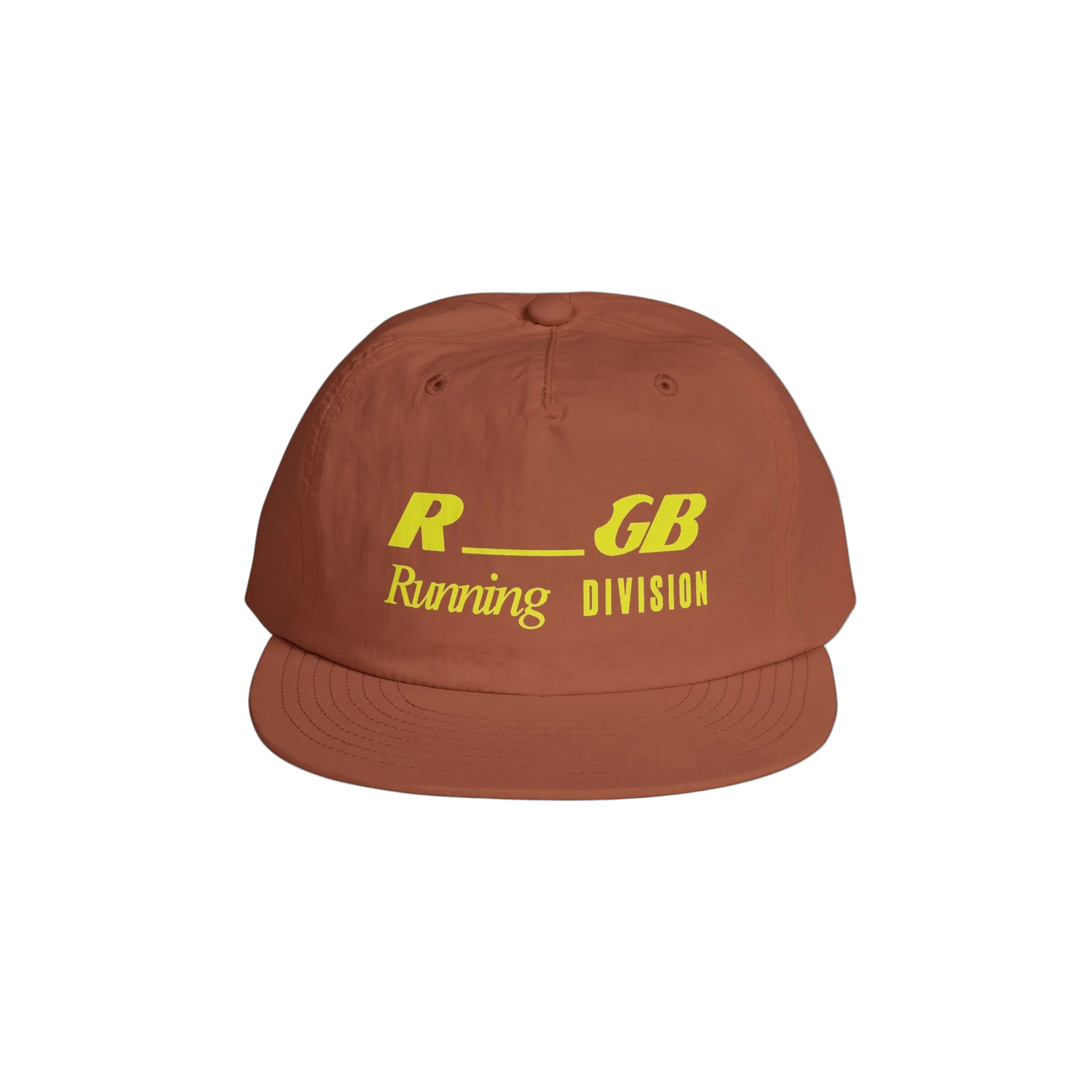 RGB Running Division Cap - TRACK CLAY/VOLT YELLOW
