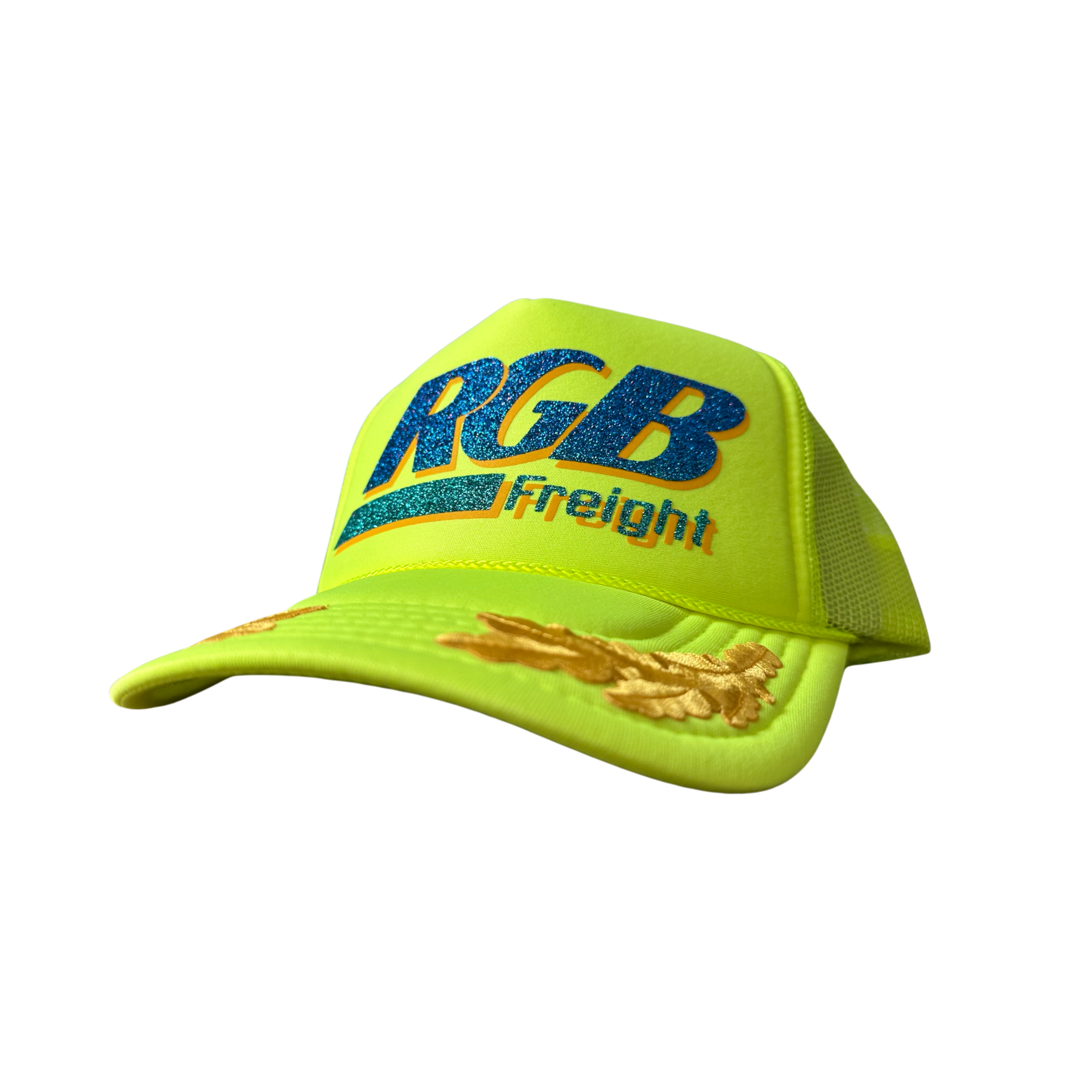 RGB FREIGHT TRUCKER HAT -  1 of 1 REFLECTIVE YELLOW