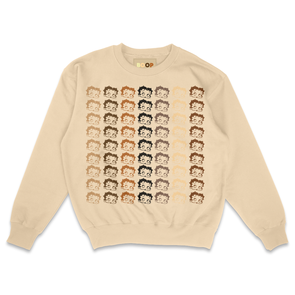 BETTY BOOP face sweatshirt