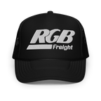 RGB Freight Trucker Hat — Standard Issue - Black/White