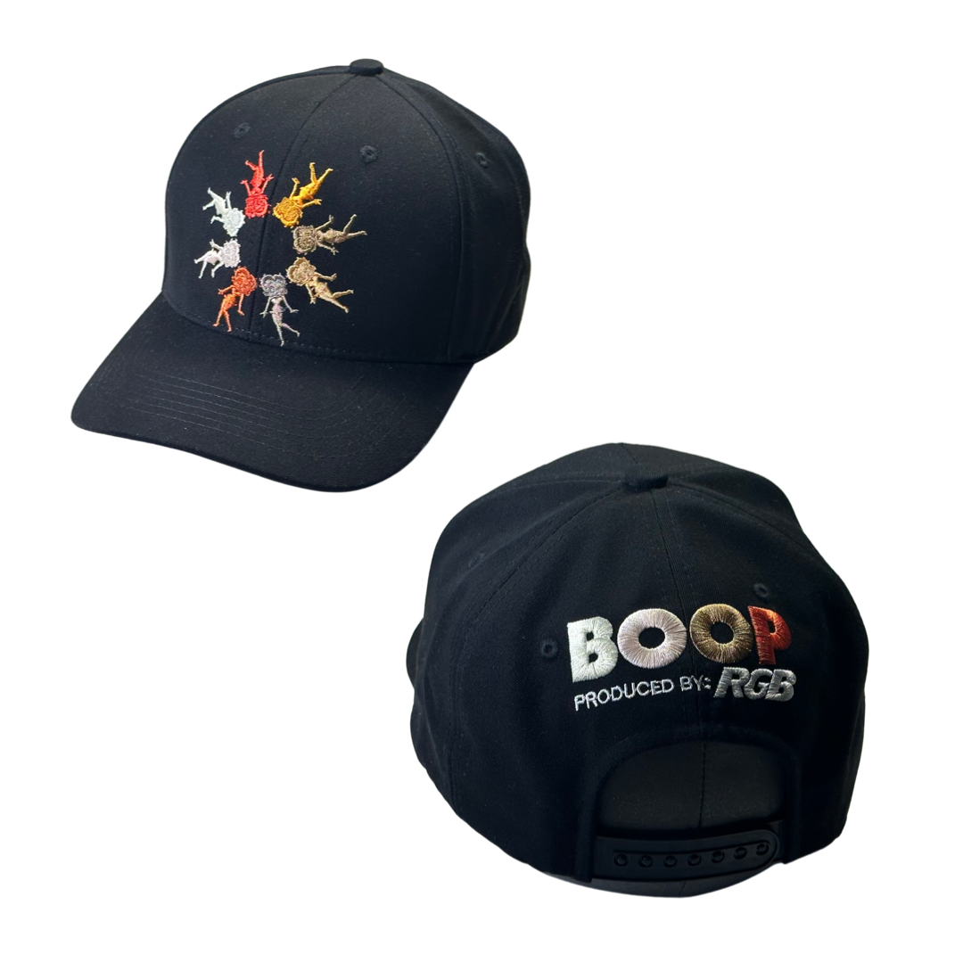 BOOP wheel hat - BLACK